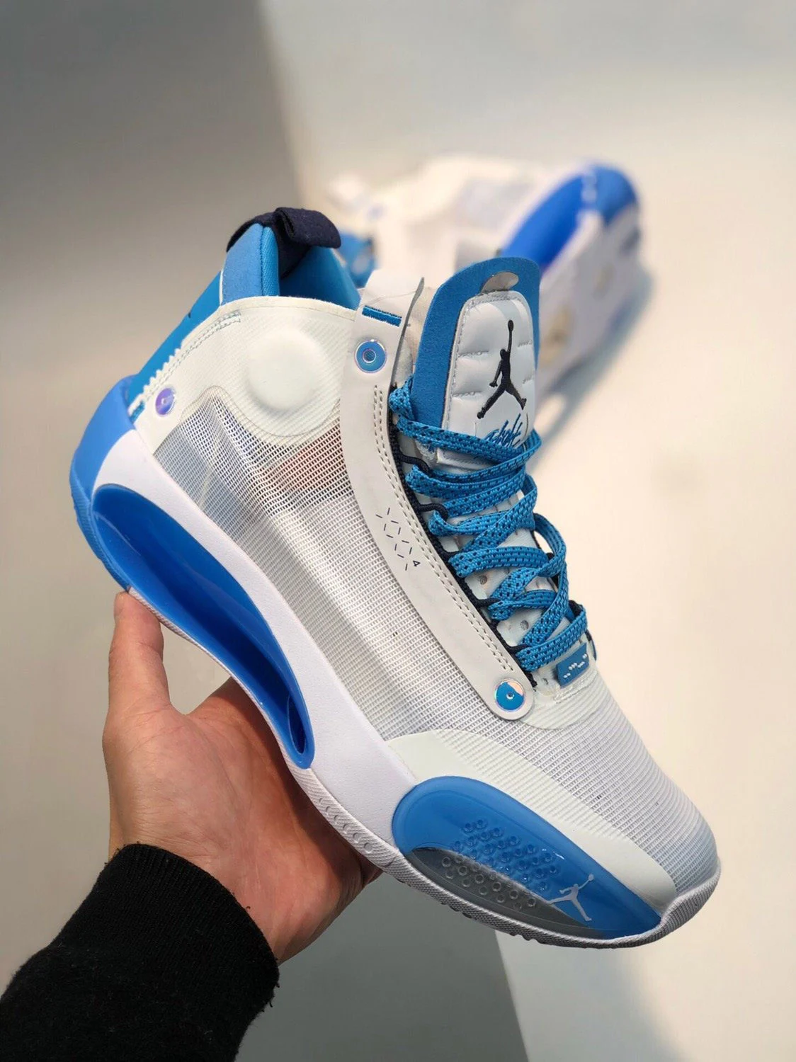 Air Jordan 34 White Blue On Sale