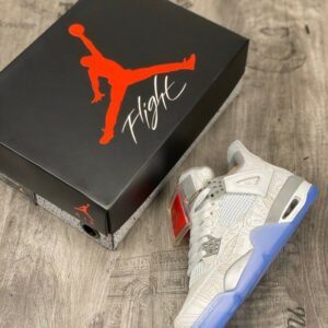 Air Jordan 4 Laser White Chrome-Metallic Silver On Sale