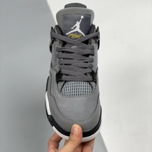 Air Jordan 4 Retro Cool Grey Chrome-Dark Charcoal-Varsity Maize For Sale