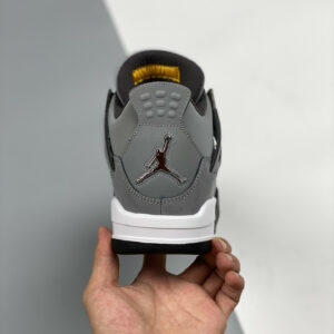 Air Jordan 4 Retro Cool Grey Chrome-Dark Charcoal-Varsity Maize For Sale