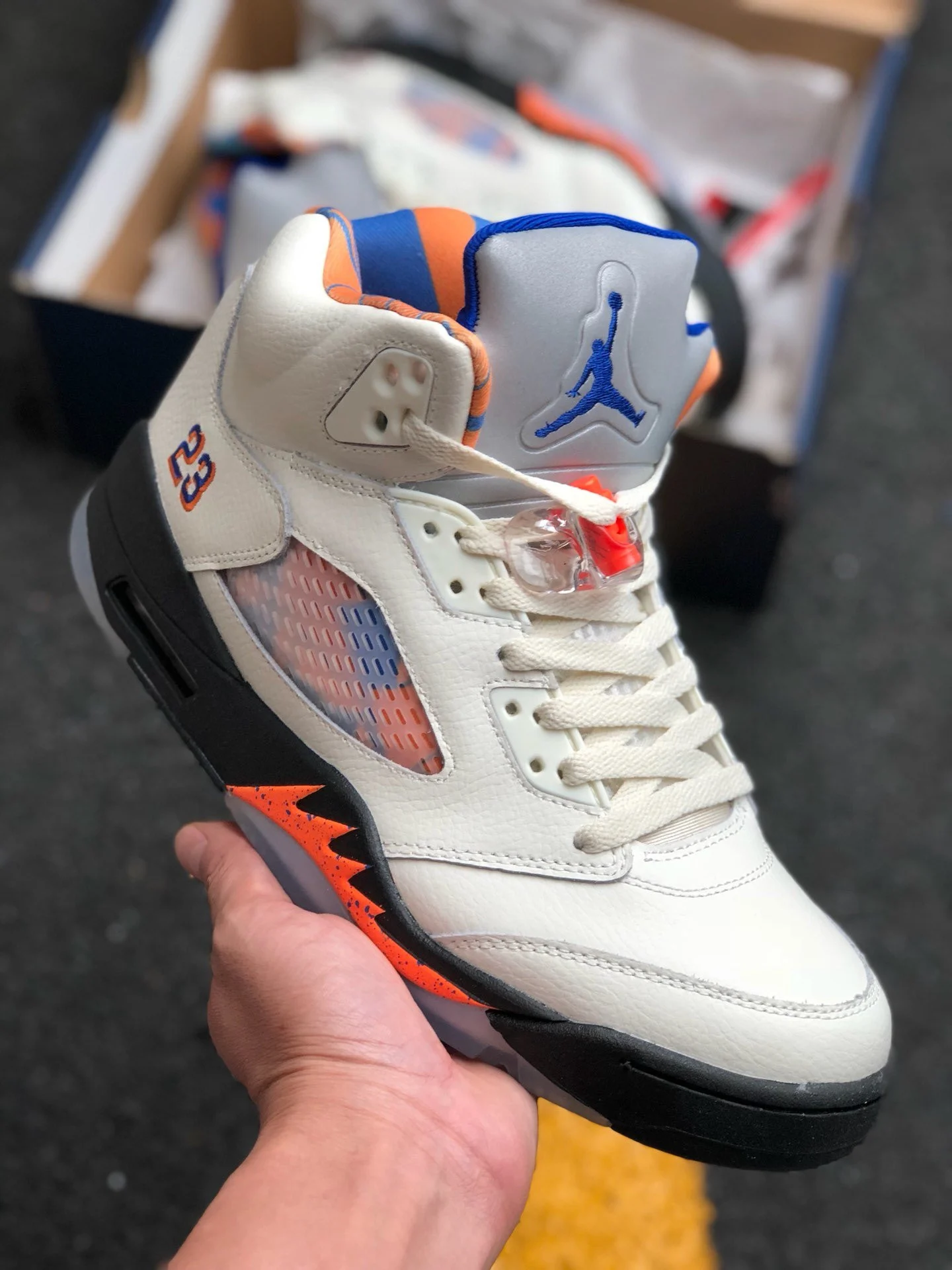 Air Jordan 5 International Flight Sail Orange Peel For Sale