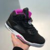 Air Jordan 5 GS Black Deadly Pink-White For Sale