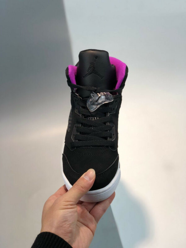 Air Jordan 5 GS Black Deadly Pink-White For Sale