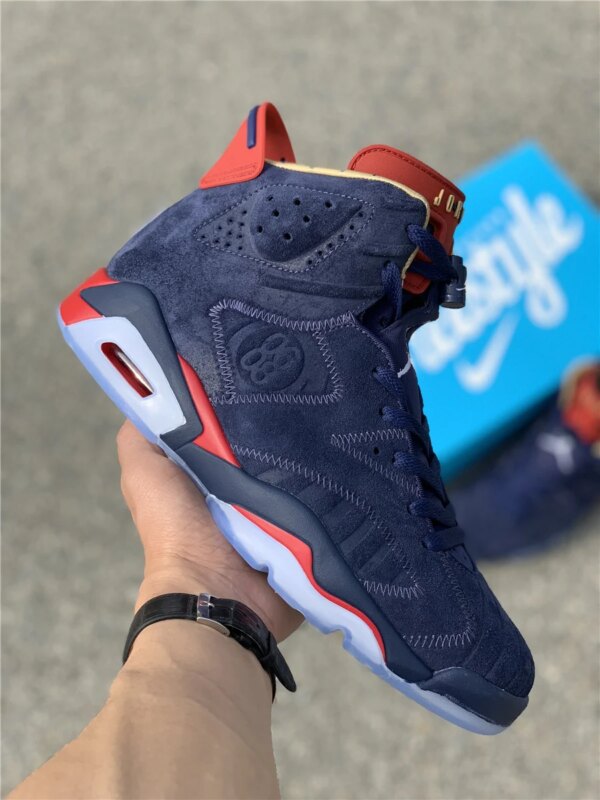 Air Jordan 6 Doernbecher Navy White-Varsity Red-Metallic Gold For Sale