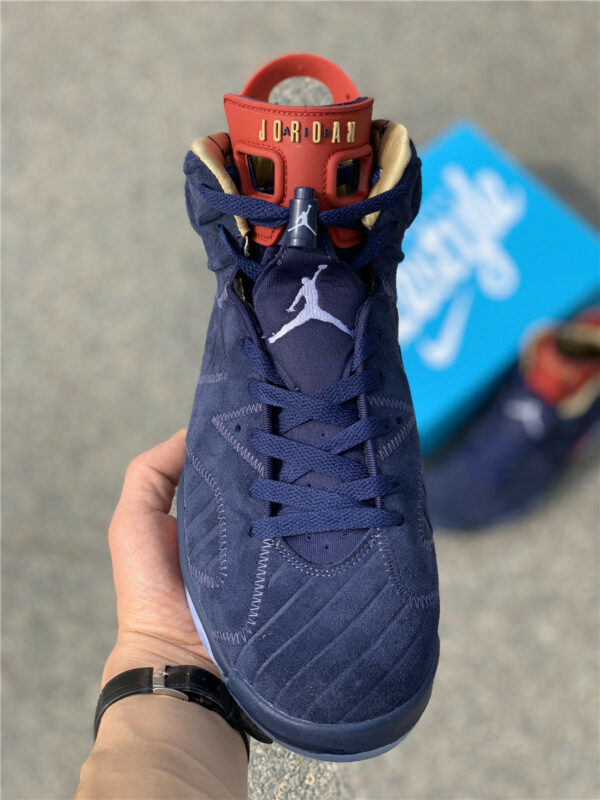 Air Jordan 6 Doernbecher Navy White-Varsity Red-Metallic Gold For Sale