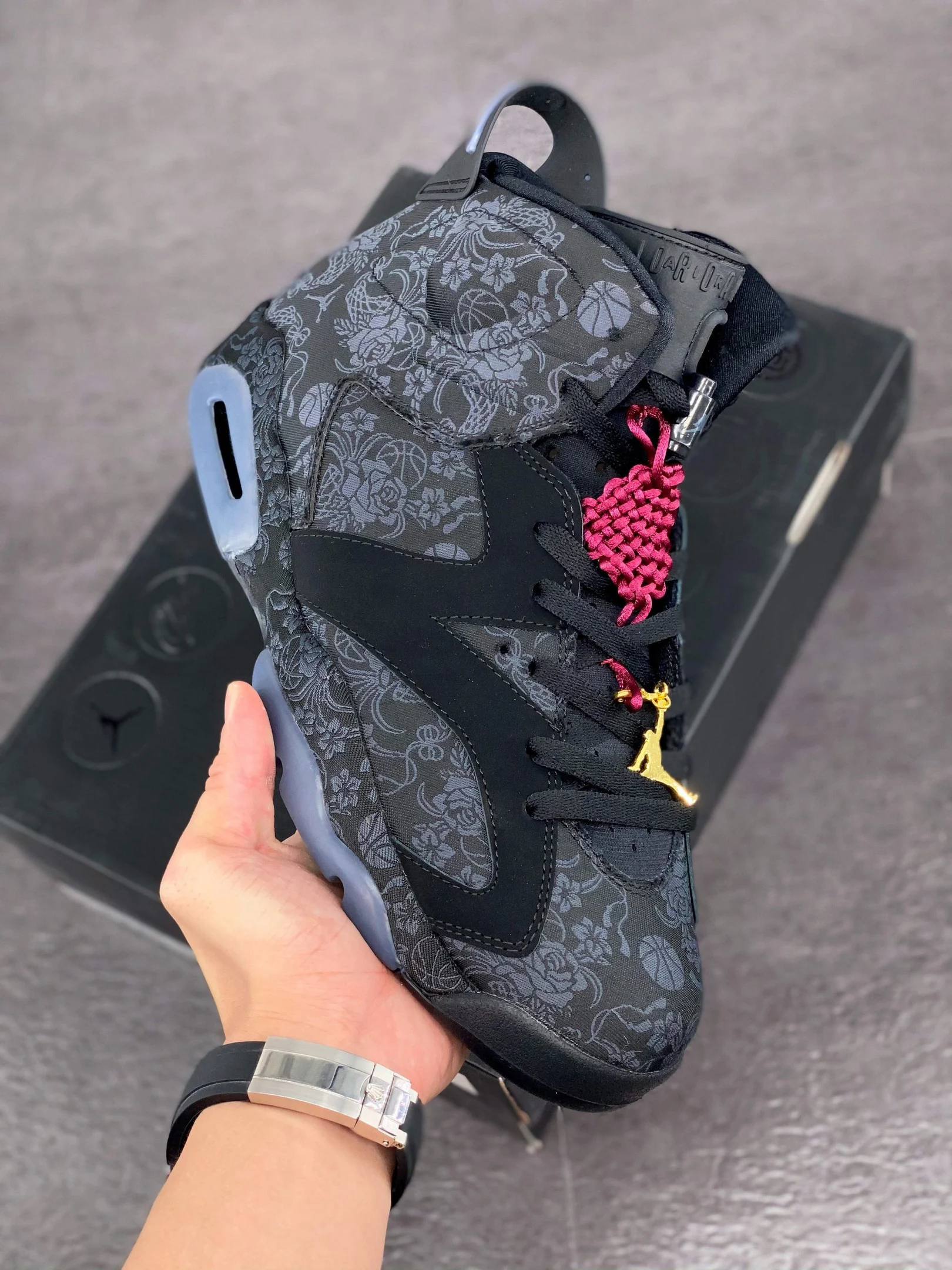 Air Jordan 6 SD Singles Day Triple Black DB9818-001 For Sale