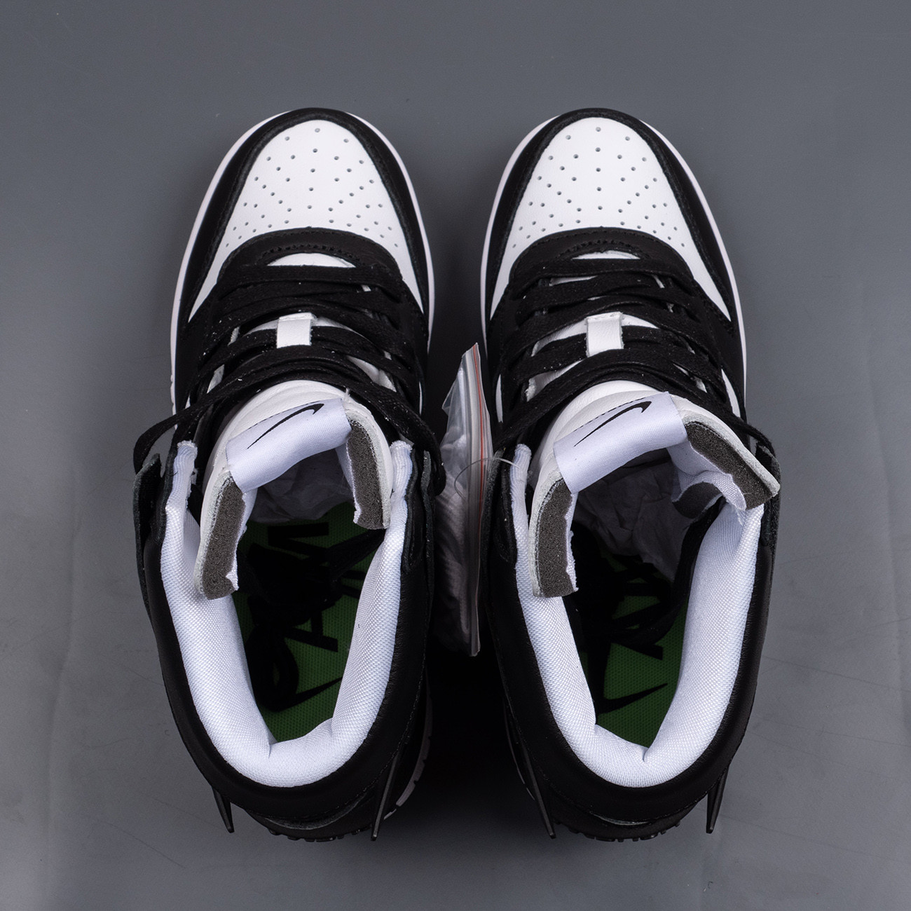 Ambush x Nike Dunk High White Black-Spruce Aura For Sale