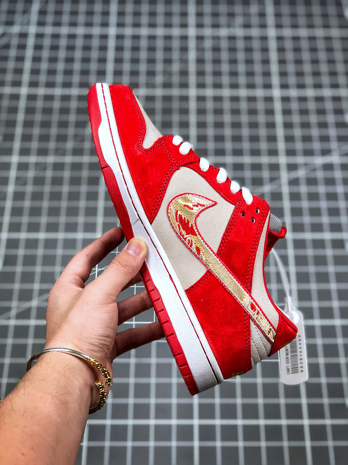 Anonymous x Unheardof x Nike SB Dunk Low Cincinnati Red For Sale