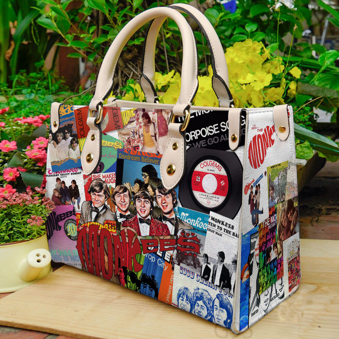 The Monkees Women Leather Hand Bag