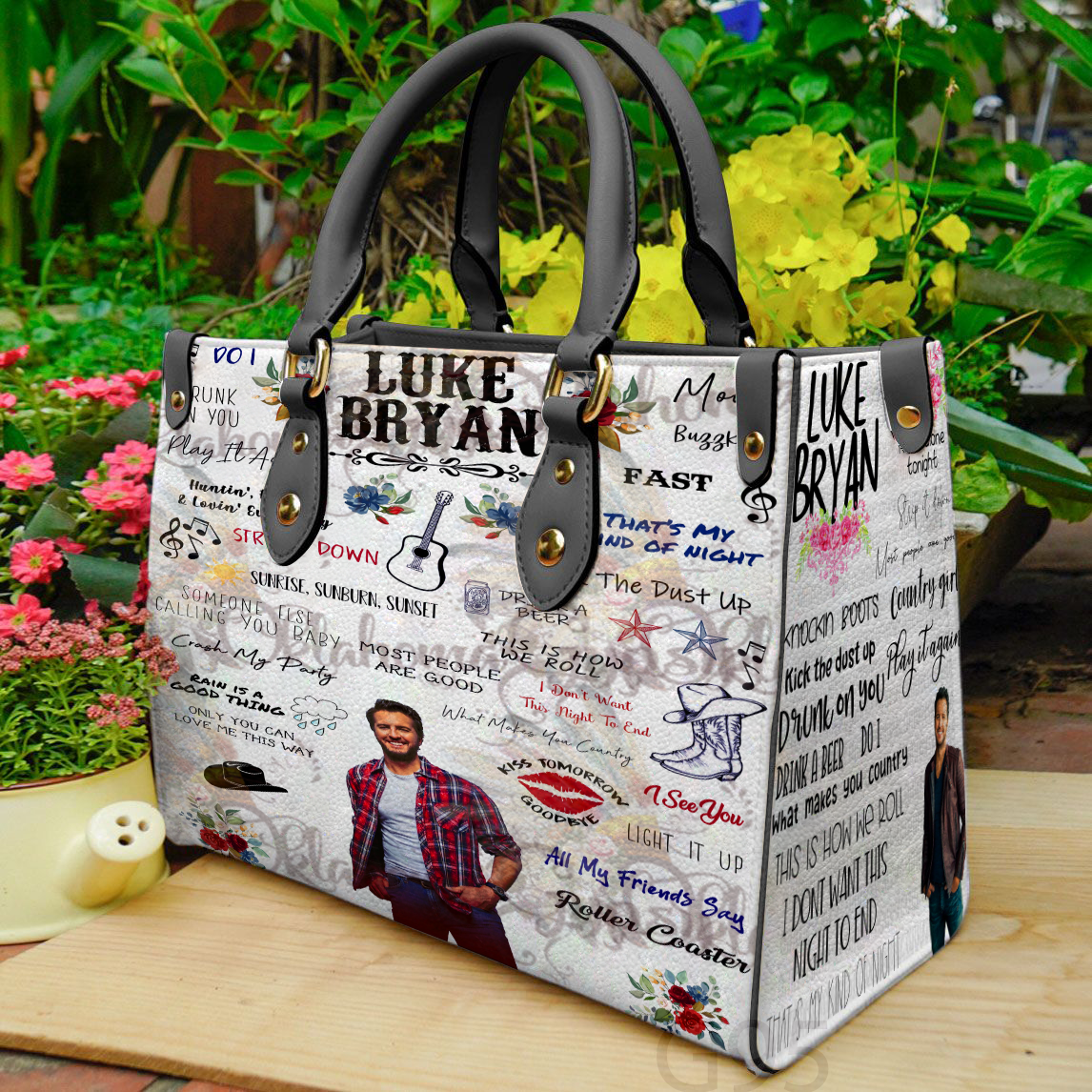 Luke Bryan Women Leather Hand Bag