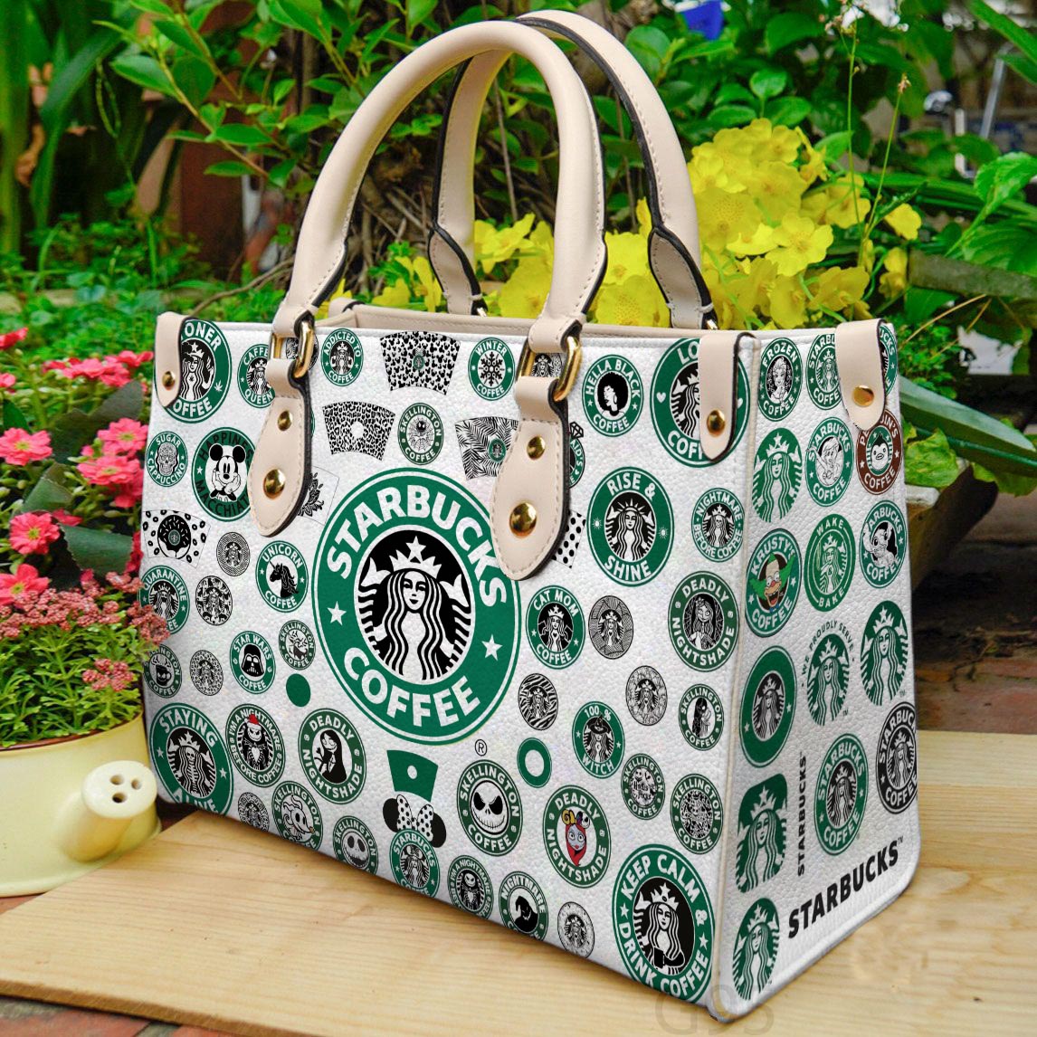 Starbucks Women Leather Hand Bag