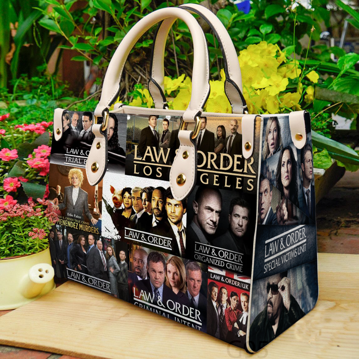 Law & Order Women Leather Hand Bag