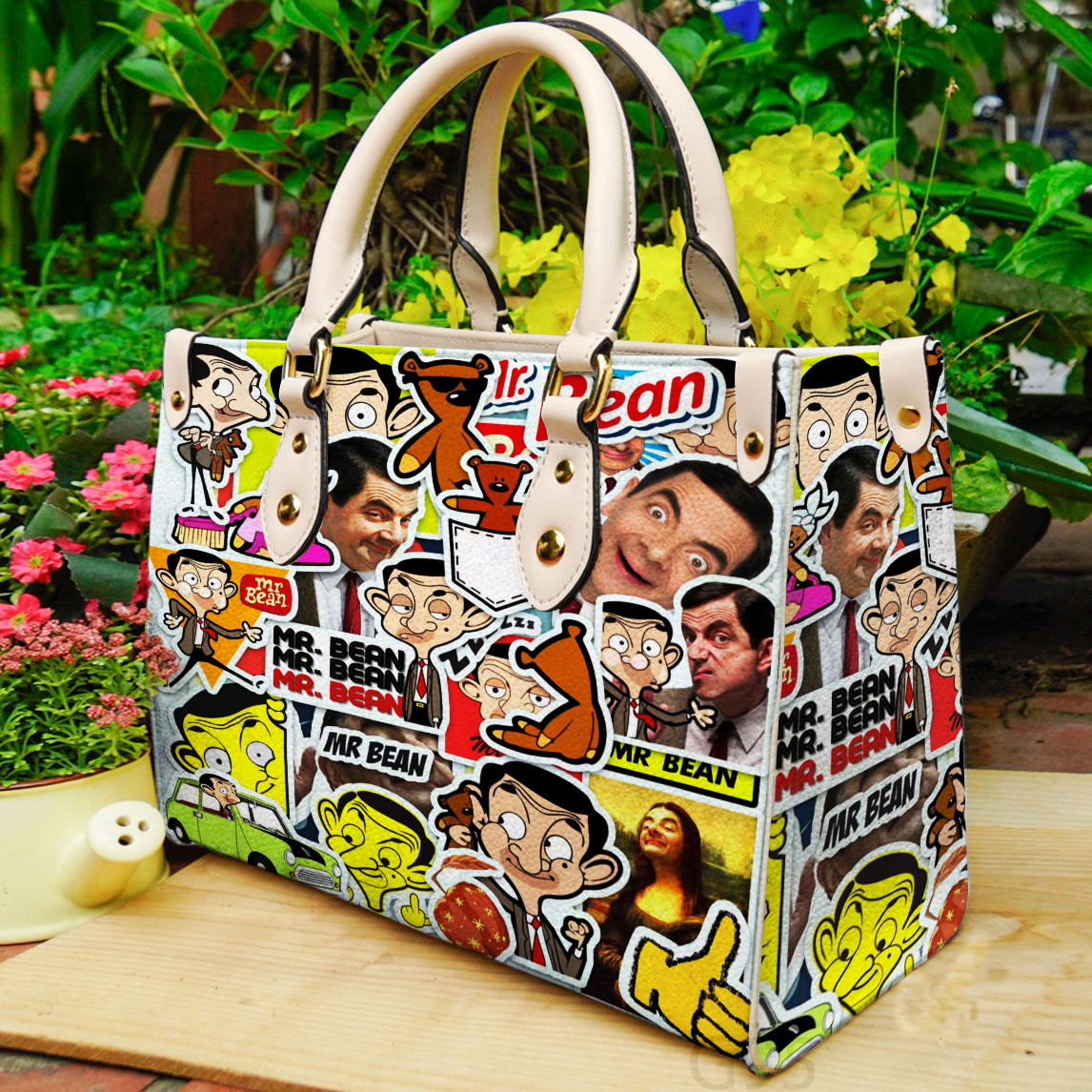 Mr Bean Women Leather Hand Bag