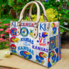 Kansas Jayhawks 1 Women Leather Hand Bag