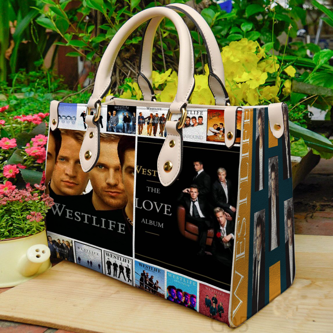 Westlife Band 2 Women Leather Hand Bag