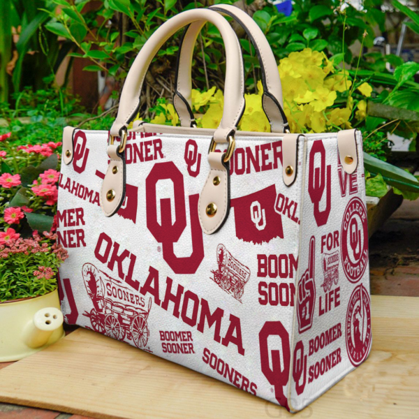 Oklahoma Sooners Women Leather Hand Bag