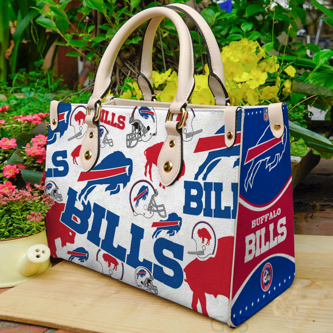 Buffalo Bills Women Leather Hand Bag