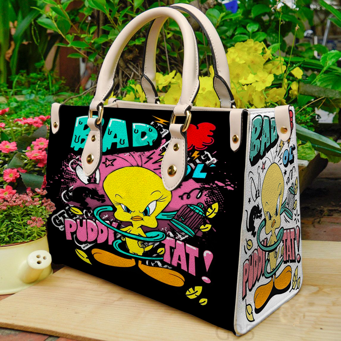 Tweety Bird 11 Women Leather Hand Bag