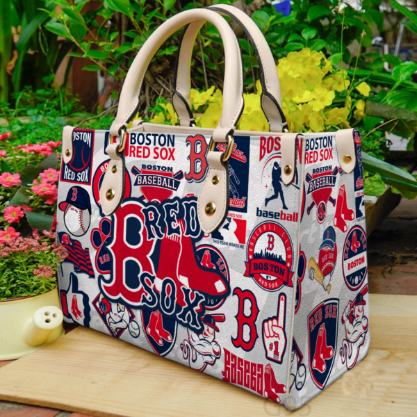 Boston Red Sox Women Leather Hand Bag