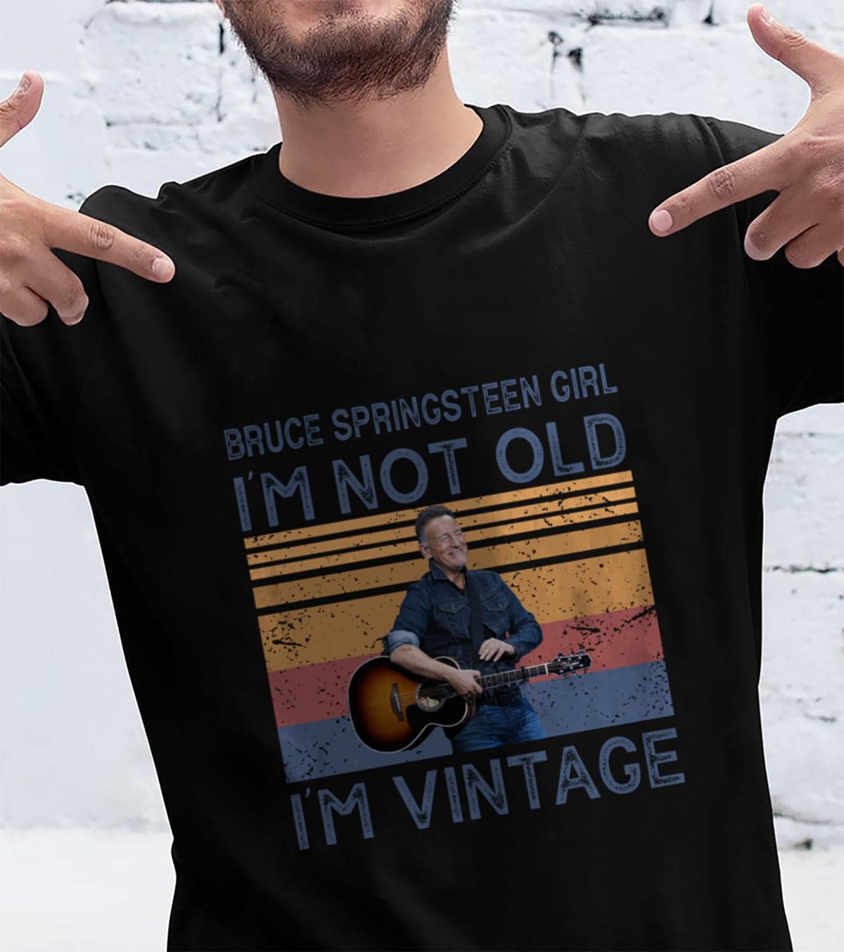 Bruce Springsteen Girl Im Not Old Im Vintage T Shirt