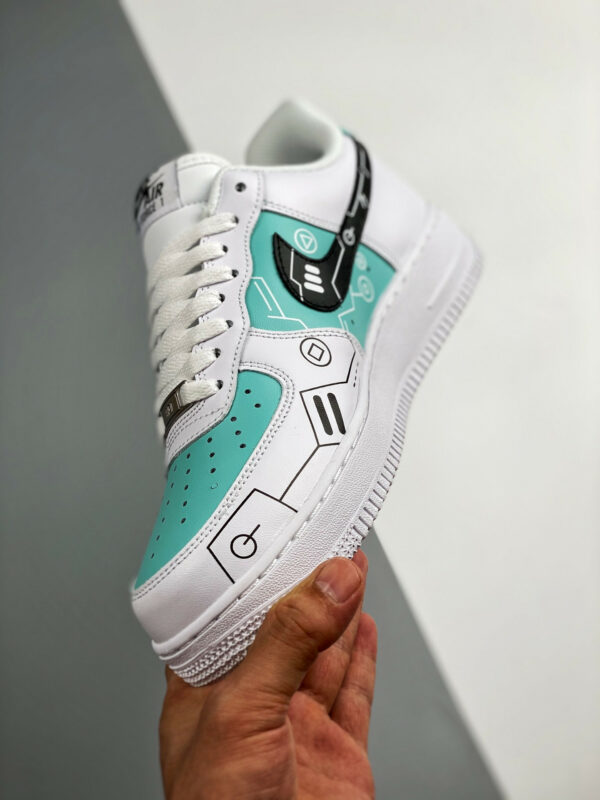 Custom Nike Air Force 1 Low White Green For Sale