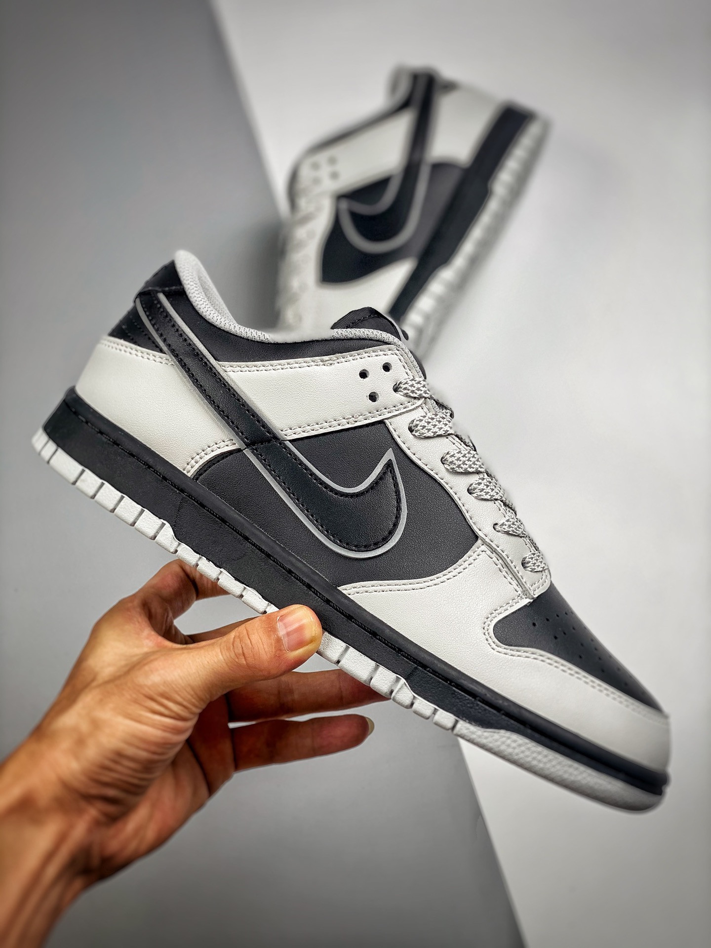 Custom Nike Dunk Low Black White For Sale