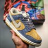 Custom Nike Dunk Low Blue Brown For Sale