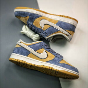 Custom Nike Dunk Low Blue Brown For Sale