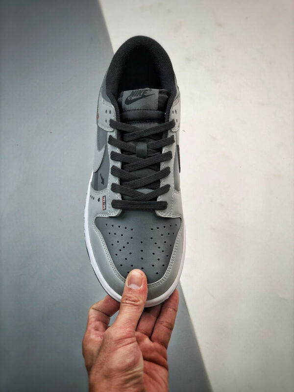 Custom Nike Dunk Low Drak Grey Black For Sale