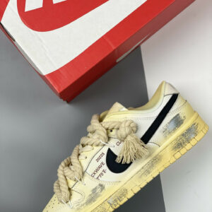 Custom Nike Dunk Low White Sail For Sale