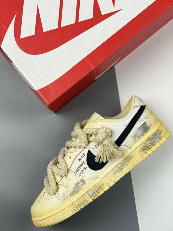 Custom Nike Dunk Low White Sail For Sale