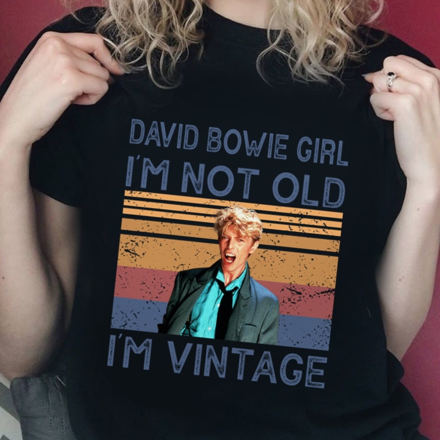 David Bowie Girl Im Not Old Im Vintage T Shirt