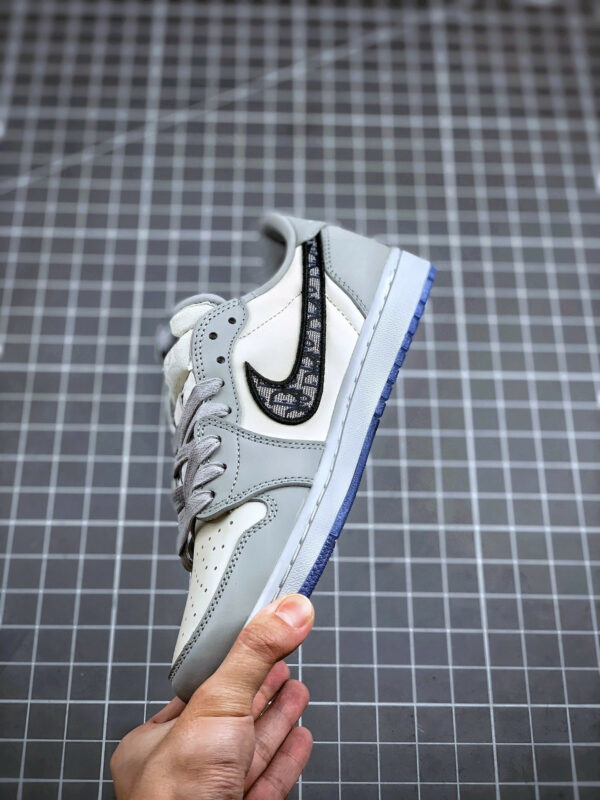 Dior x Air Jordan 1 Low Wolf Grey Sail-Photon Dust-White For Sale