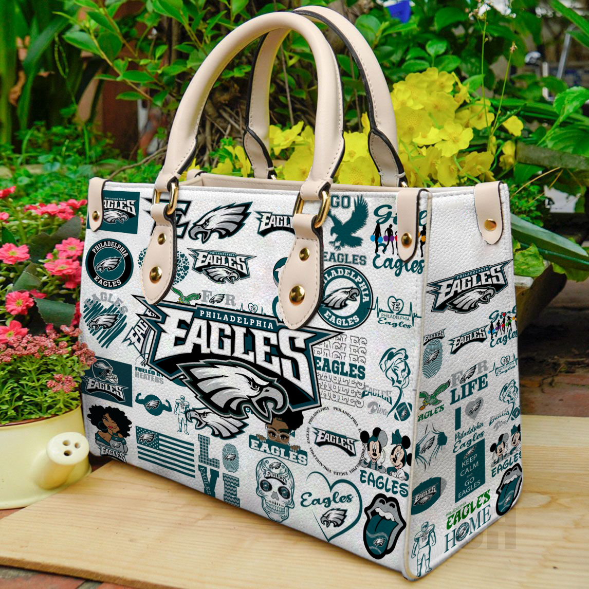 Philadelphia Eagles Lover Women Leather Hand Bag