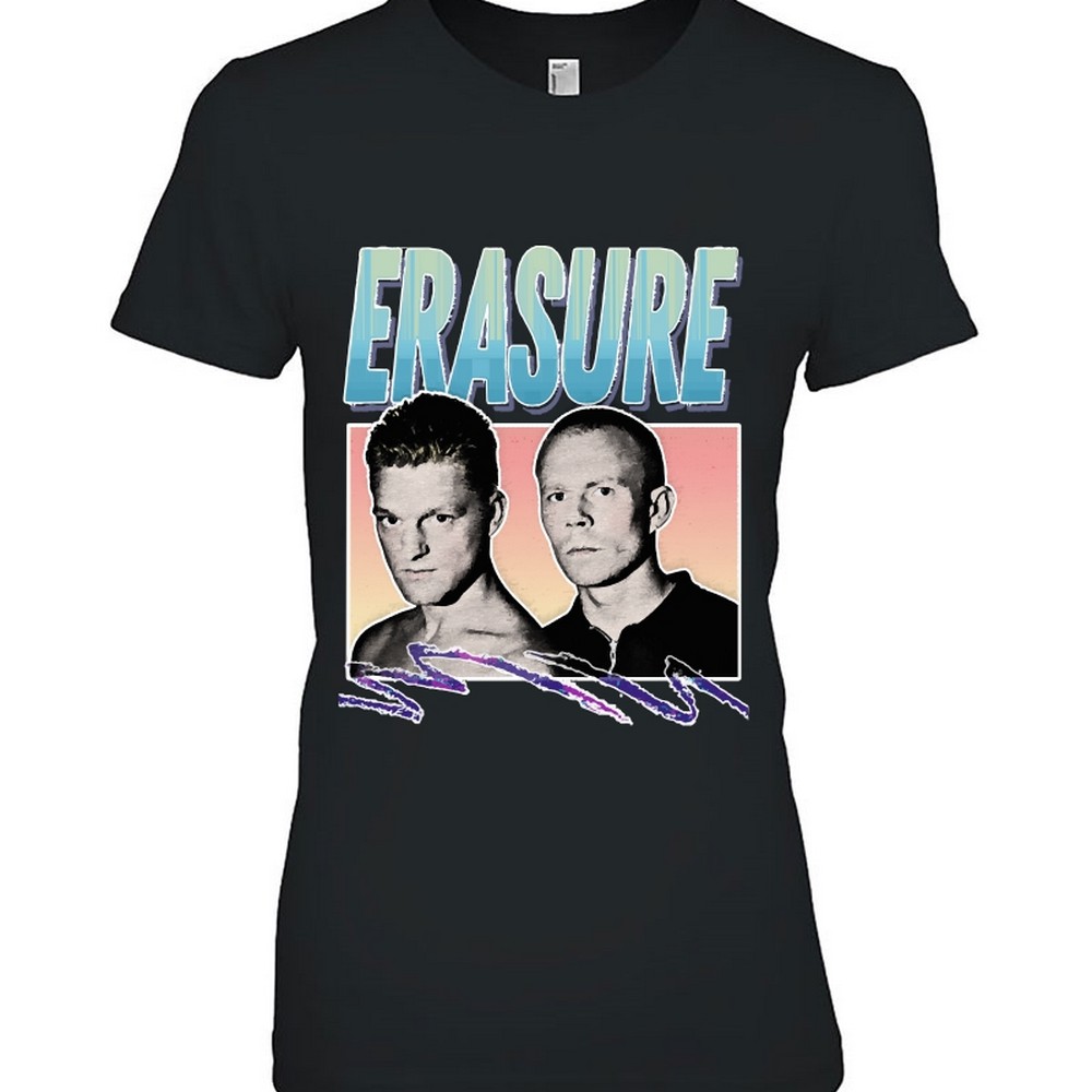 Erasure 80S Styled Aesthetic Retro Design T Shirt