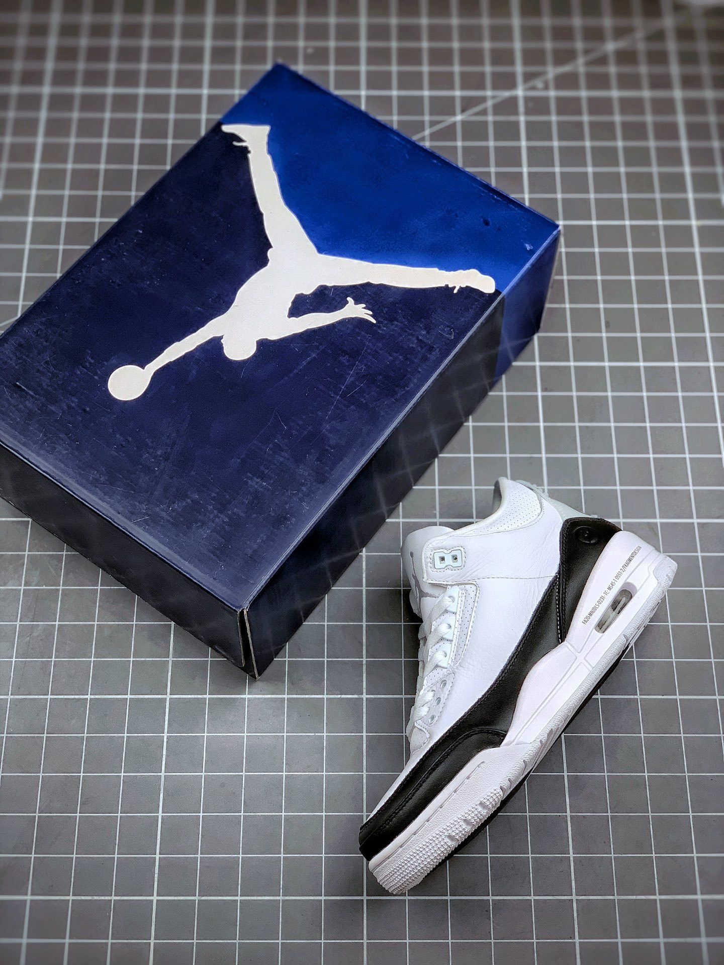 Fragment x Air Jordan 3 White Black-White For Sale