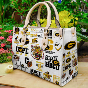 Grambling State Tigers Women Leather Hand Bag