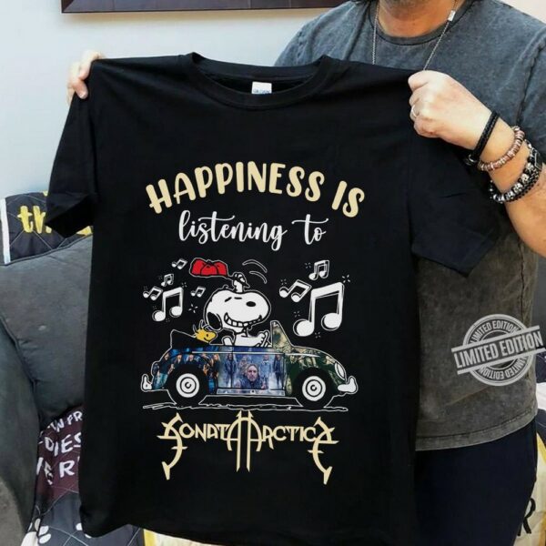 Happiness Is Listening To Sonata Arctica T Shirt