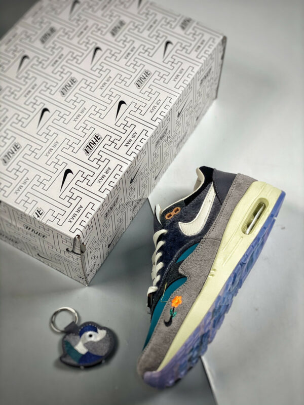 Kasina X Nike Air Max 1 Won-Ang Particle Grey Dark Teal Green DQ8475-001 For Sale