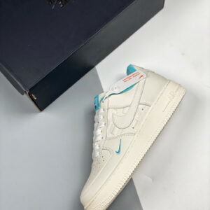 Kith x Nike Air Force 1 Low Hawaii White Blue Lagoon-Aloe Verde For Sale