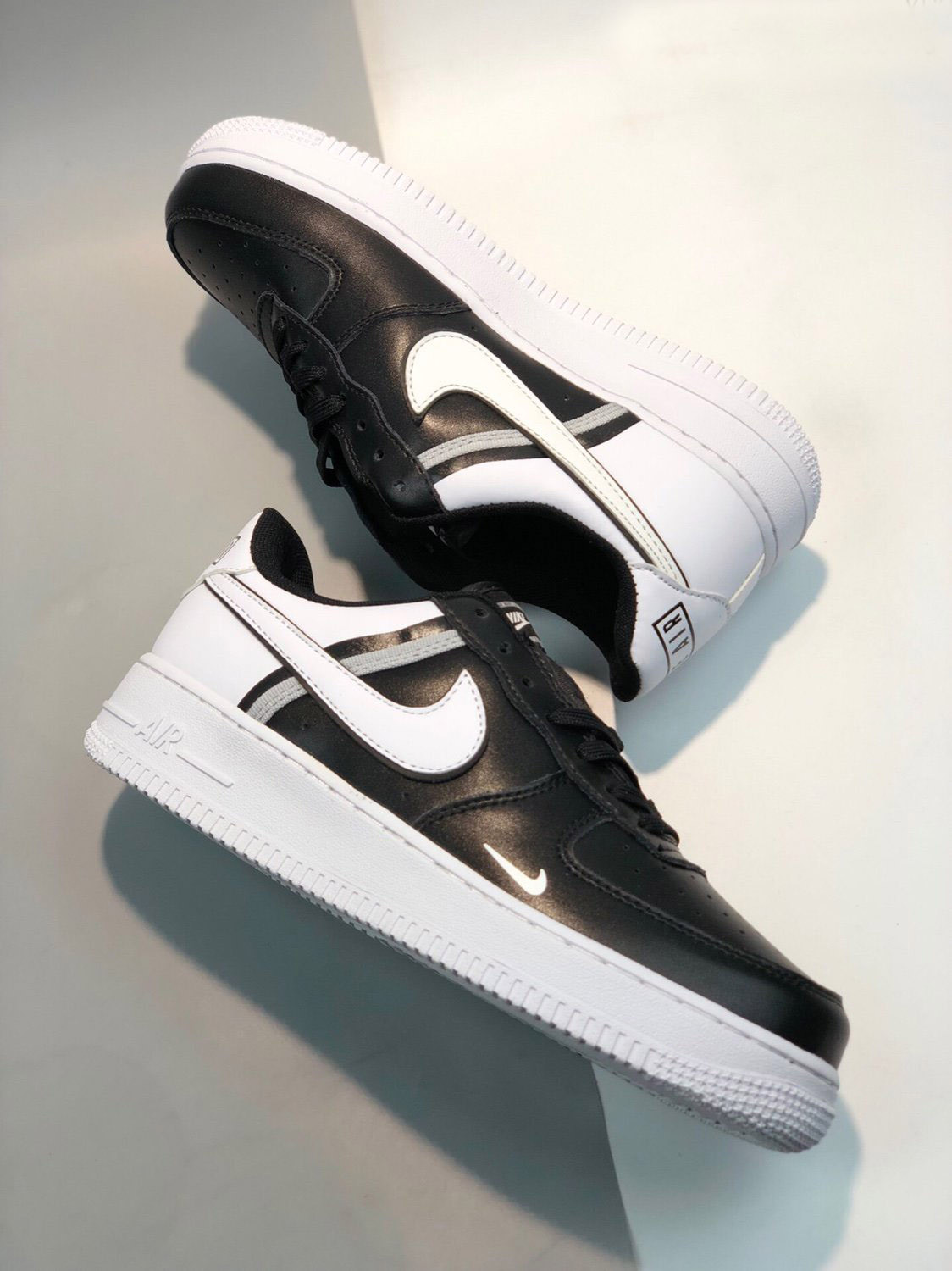 Nike Air Force 1 07 LV8 White Black For Sale