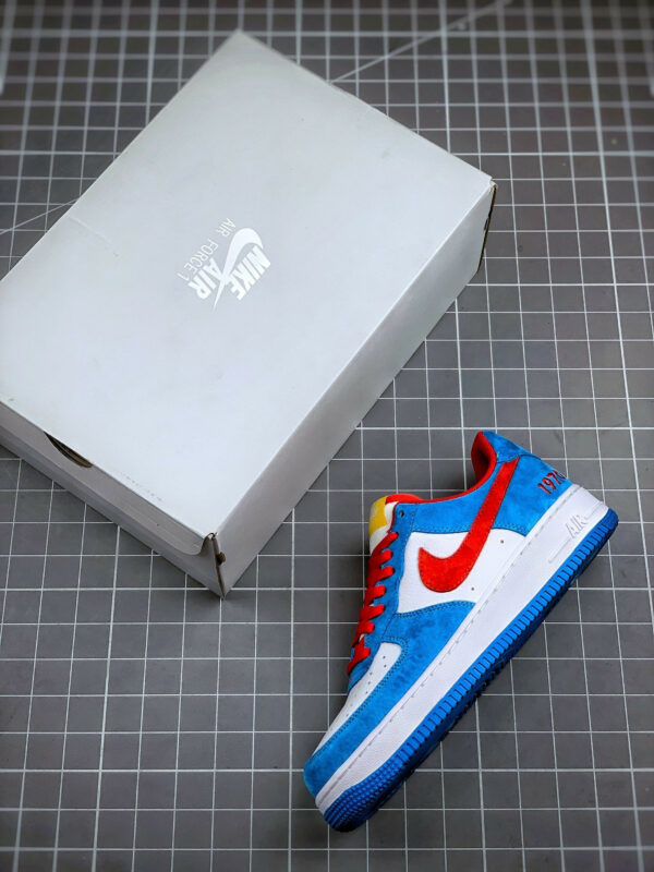 Nike Air Force 1 Doraemon Light Photo Blue Speed Yellow-University Red For Sale