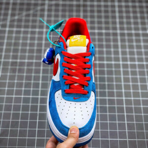 Nike Air Force 1 Doraemon Light Photo Blue Speed Yellow-University Red For Sale