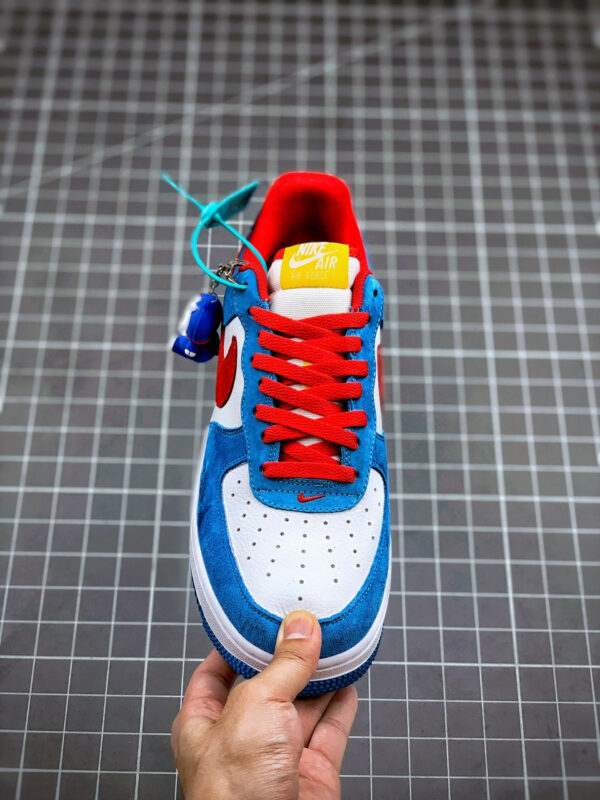 Nike Air Force 1 Doraemon Light Photo Blue Speed Yellow-University Red For Sale