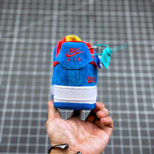 Nike Air Force 1 Doraemon Light Photo Blue Speed Yellow-University Red For Sale