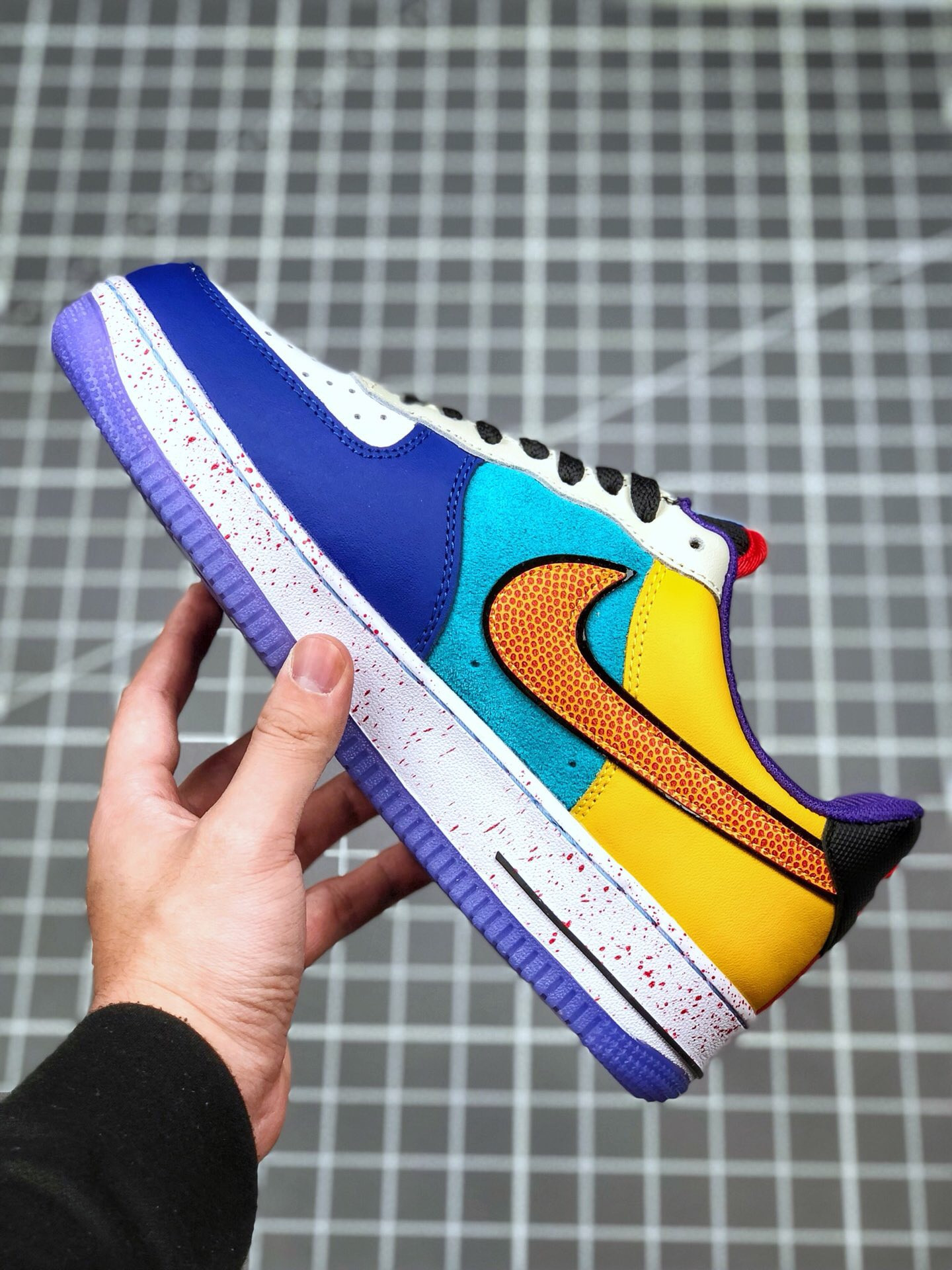 Nike Air Force 1 What The LA White Black-Hyper Jade CT1117-100 For Sale