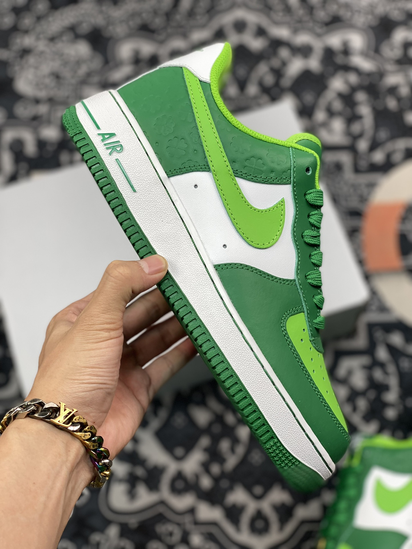 Nike Air Force 1 St. Patricks Day Pine Green Mean Green White For Sale