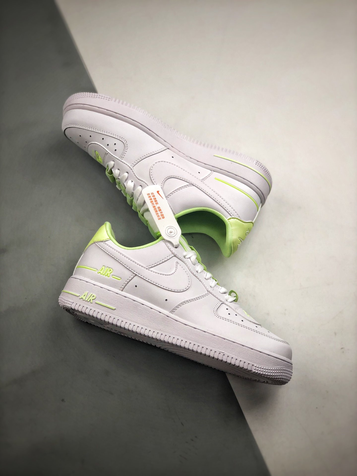 Nike Air Force 1 Double Air White Volt CJ1379-101 For Sale