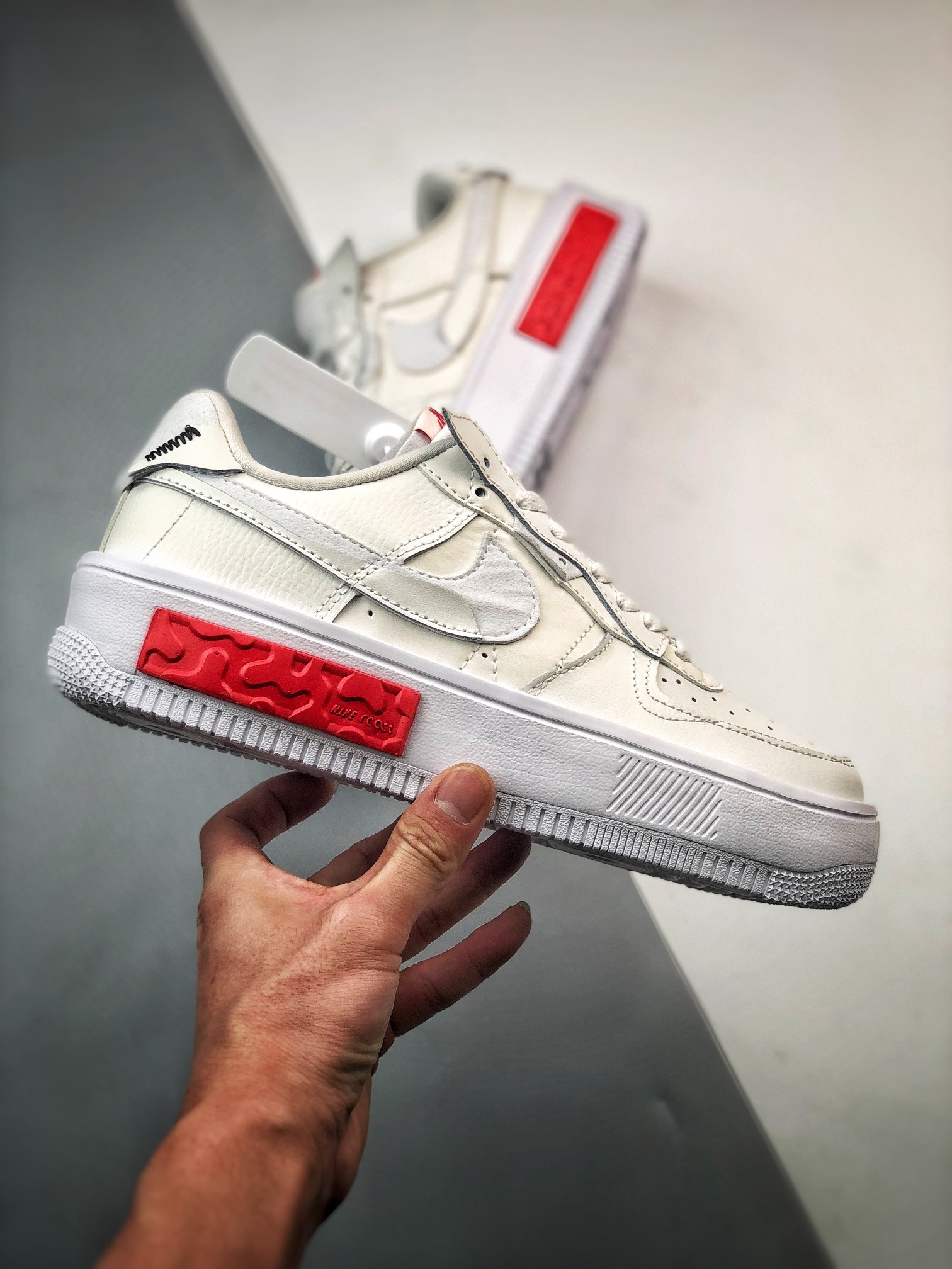 Nike Air Force 1 Fontanka Phantom White-University Red DH1290-001 For Sale