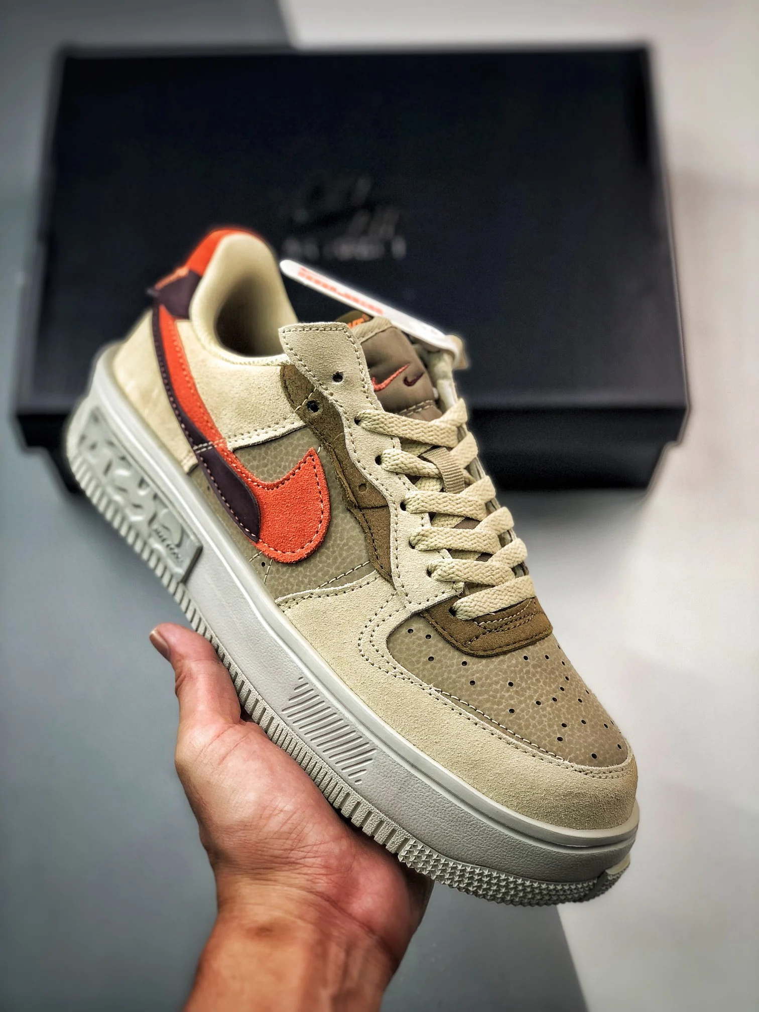 Nike Air Force 1 Fontanka Rattan Madder Root DR0150-200 For Sale